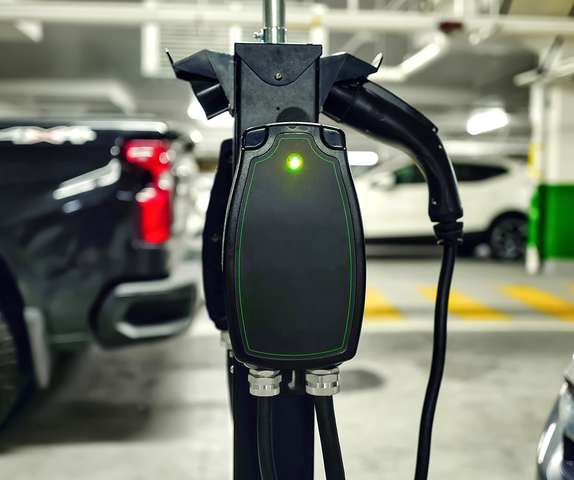 image of a series of electric charges
